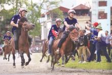 A horse race in Bac Ha district. (Photo: VNA)