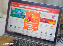 A report by market research firm Statista highlights that Vietnam’s e-commerce market is currently dominated by major platforms such as Shopee, TikTok Shop, Lazada, and Tiki. (Photo: VietnamPlus)