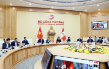 At the virtual session of the Vietnam-Peru Intergovernmental Committee (Photo: Vietnam Ministry of Industry and Trade)