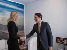 Minister of Foreign Affairs Meets with His Finnish Counterpart