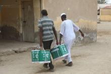 KSrelief Distributes 448 Food Baskets in Sudan