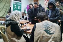 KSrelief Distributes 3,020 Shopping Vouchers to Families Affected by Earthquake in Syria