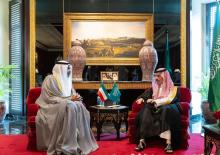 Foreign Minister Meets with Kuwaiti Counterpart