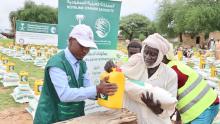 KSrelief Distributes 900 Food Baskets in Chad