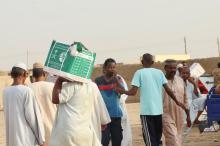KSrelief Delivers 670 Food Baskets to Sudanese Families