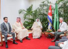 Cuban President Receives Saudi Minister of Health