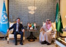 Saudi Foreign Minister Meets with Moldovan Deputy Prime Minister
