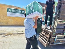 KSrelief Distributes 1,339 Food Baskets in Syria's Aleppo