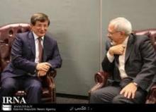 Zarif, Davutoglu Review Bilateral Ties In Ankara  