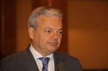 Belgian FM Arrives In Tehran