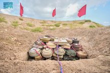 KSrelief Masam Project Clears 874 Explosives in Yemen in One Week