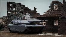 An image provided by Hyundai Rotem Co. of its next-generation hydrogen fuel-based military tank (PHOTO NOT FOR SALE) (Yonhap)