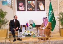 Saudi and Armenian Foreign Ministers Hold Meeting in Riyadh