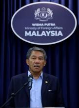  Malaysia's Foreign Minister Mohamad Hasan