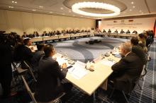 Malaysian PM Anwar Ibrahim meets with German captains of industry during this official visit to Germany this week. 