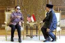 Malaysia's PM Anwar Receives Courtesy Call from Indoensia's Prabowo   