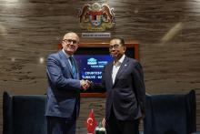 Turkiye Deputy Defence Minister Dr Celal Sami Tüfekçi (left)