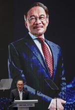 Malaysian Prime Minister Anwar Ibrahim when delivering keynote address at the 37th Asia-Pacific Roundtable (APR) here, Thursday.