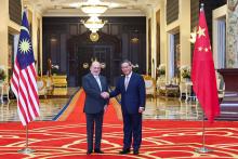 KUALA LUMPUR, June 19 -- His Majesty Sultan Ibrahim, King of Malaysia today granted an audience to China’s Premier Li Qiang at Istana Negara.