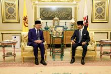 BANDAR SERI BEGAWAN, Aug 26 -- Malaysian Prime Minister Datuk Seri Anwar Ibrahim granted an audience by Sultan Hassanal Bolkiah at Istana Nurul Iman today.