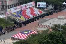 Malaysia's  2024 National Day Celebration Full Dry Run in Putrajaya Thursday.