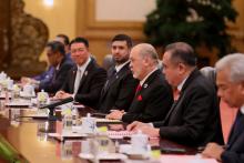 EIJING, Sept 20 -- Yang di-Pertuan Agong Sultan Ibrahim met with Chinese President Xi Jinping at the Great Hall Of The People in Beijing today.  --fotoBERNAMA (2024) COPYRIGHT RESERVED