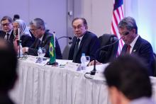 RIO DE JANEIRO (Brazil), Nov 18 — Malaysian Prime Minister Anwar Ibrahim attended a Roundtable Meeting with Brazilian industry leaders, attended by 34 representatives from 20 prominent companies and key businesses in Brazil, here Sunday. Also present at the meeting were Foreign Minister Mohamad Hasan and Minister of Investment, Trade, and Industry Tengku Zafrul Abdul Aziz. -- fotoBERNAMA (2024) COPYRIGHT RESERVED