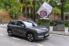 LANGKAWI, Jan 18 -- Proton e.MAS 7 will be used as official vehicles for key delegations during the ASEAN-Malaysia Chairmanship 2025.  --fotoBERNAMA (2025) 