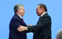 Uzbekistan’s President, Shavkat Mirziyoyev and Prime Minister, Anwar Ibrahim.