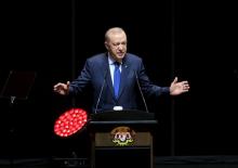  President of Turkiye Recep Tayyip Erdoğan delivers a public lecture at the Putrajaya International Convention Centre (PICC) on Monday.