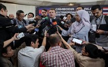 KUALA LUMPUR, Aug 7 -- United States Ambassador to Malaysia Edgard D. Kagan speaks at a press conference after attending the General Border Committee (GBC) Meeting at Wisma Perwira today.  -- fotoBERNAMA (2025)
