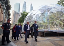 Malaysia's Foreign Minister Mohamad Hasan on Monday today inspected preparations for the upcoming 47th ASEAN Summit, which will take place at the Kuala Lumpur Convention Centre (KLCC) at the end of this month.