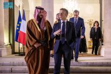 Upon Directives of HRH Crown Prince, Saudi Minister of Defense Meets with French President