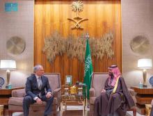 HRH the Crown Prince, Russian State Duma Speaker Discuss Ties