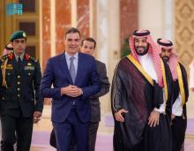 HRH Crown Prince Receives Spanish Prime Minister