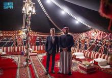 HRH the Crown Prince Meets with U.S. Secretary of State