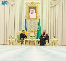 HRH the Crown Prince Receives President of Ukraine