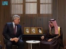 Saudi, Italian Foreign Ministers Discuss Gaza Developments