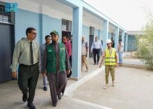 KSrelief Team Inspects Health Institute Renovation in Lahij