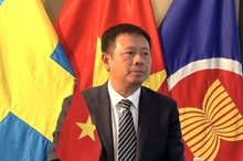 Vietnamese Ambassador to Sweden Tran Van Tuan (Photo published by VNA)