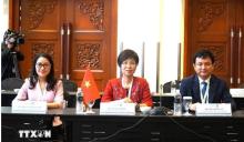 VNA General Director Vu Viet Trang (middle) at the event (Photo: VNA)
