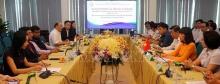 The Global Trade and Technology Council of India (GTTCI) holds a working session with Kien Giang province to explore investment cooperation opportunities in the province. (Photo: VNA)