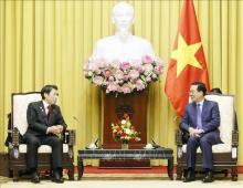President welcomes Governor of Fukuoka prefecture