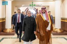 Saudi Minister of Defense Meets with Pakistan's Prime Minister