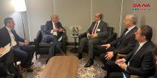 Sabbagh meets with Brazilian counterpart, ICRC president and UN Envoy_ New York 
