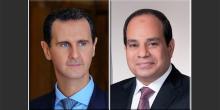 Presidents al-Assad and al-Sisi exchgange congratualtions on the coming of Holy month of Ramadan 