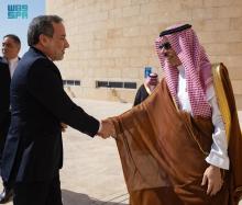 Saudi Foreign Minister Receives Iranian Foreign Minister