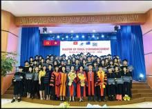 Vietnamese students on Saturday got master’s degrees through the TESOL joint programme between the HCM City Open University and the Australian Edith Cowan University. (Photo: VNS)