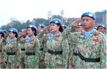 Staff of Level-2 Field Hospital Rotation 6 and Engineering Unit Rotation 3 (Photo: VNA)
