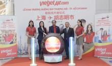 At the inauguration of Vietjet’s Ho Chi Minh City - Shanghai route.